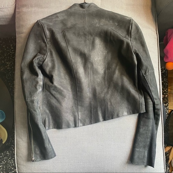 Helmut Lang Black Leather Jacket - Picture 8 of 10